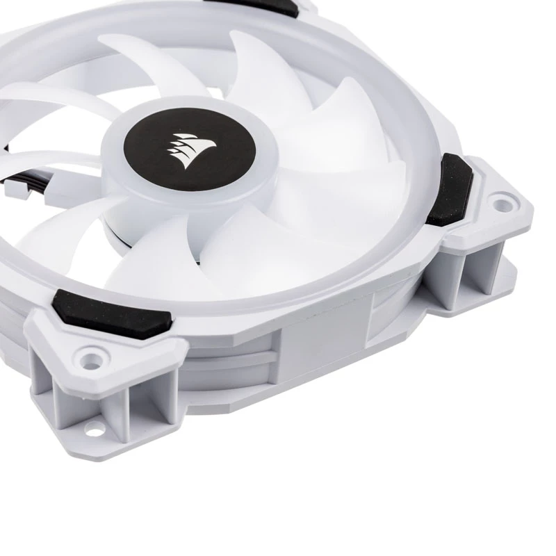 Ventoinhas de caixa CORSAIR LL120 RGB 120mm branco PWM pack de 3