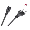 Maclean MCTV-809 Cabo de alimentação de ficha EU para Figure-8 (C7), 1,5 m