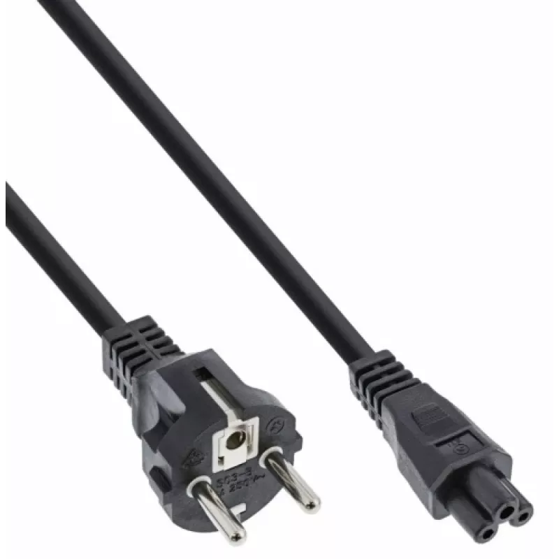 HP 213350-001N Cabo de alimentação Euro CEE 7/4 para C5 1,8 m, Preto
