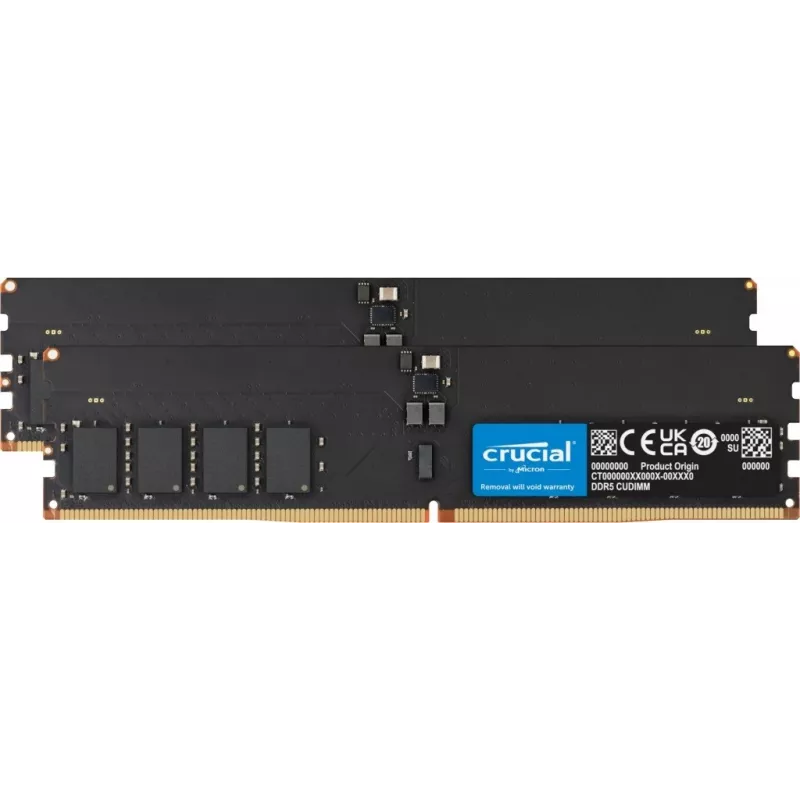 Memória DDR5 64GB/6400 (2*32GB) CL52 CUDIMM
