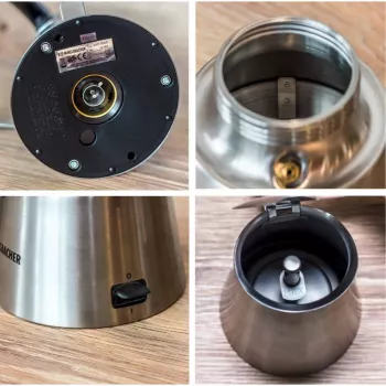 Máquina de café EKO 366/E Elpresso deLuxe, cafeteira de café expresso