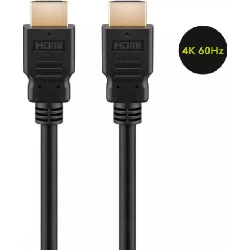Goobay | Cabo HDMI High Speed com Ethernet | 61150 | Ficha HDMI (Type-A) | Ficha HDMI (Type-A) | HDMI para HDMI | 1 m