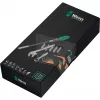 Kraftform Kompakt F 1, para instaladores de janelas, 35 peças, conjunto de ferramentas preto/verde, incl. catraca de bits Zyklop Mini 1, 1/4