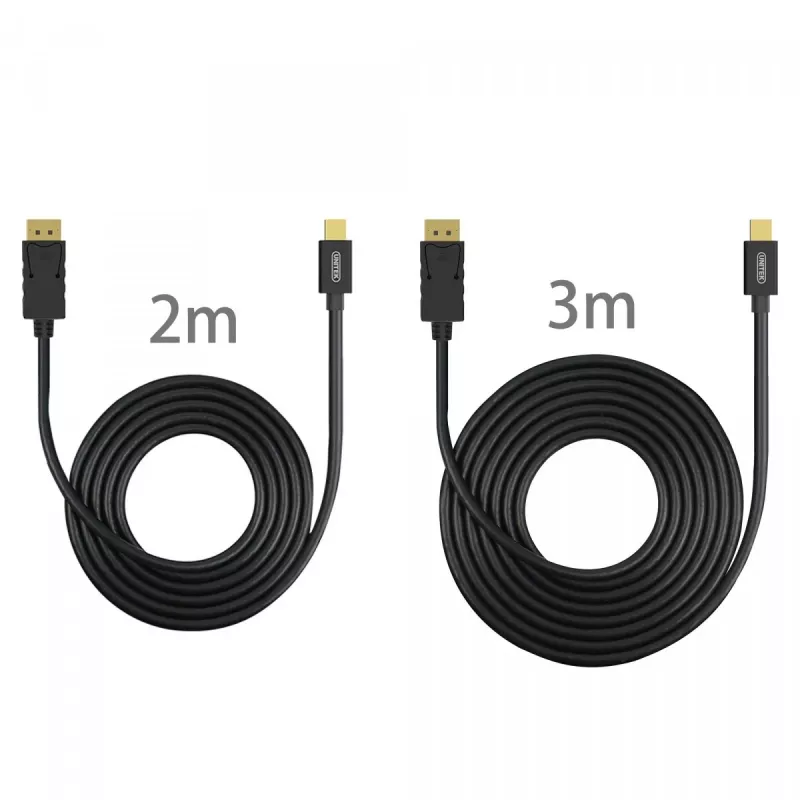 Cabo miniDisplayPort/DisplayPort M/M 2 m; Y-C611BK