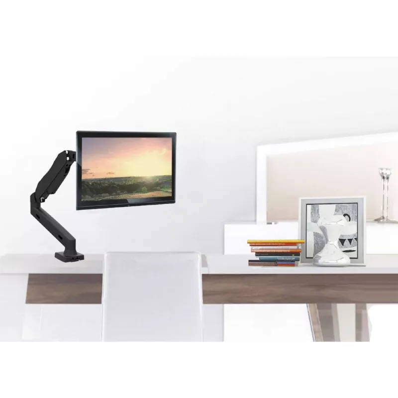 Suporte para monitor MACLEAN MC-860 suporte de secretária para ecrãs de 27