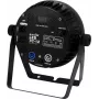 Foco LED EUROLITE 7C-12 Silent fino 12W 7 cores, luz compacta para palco/arquitetura