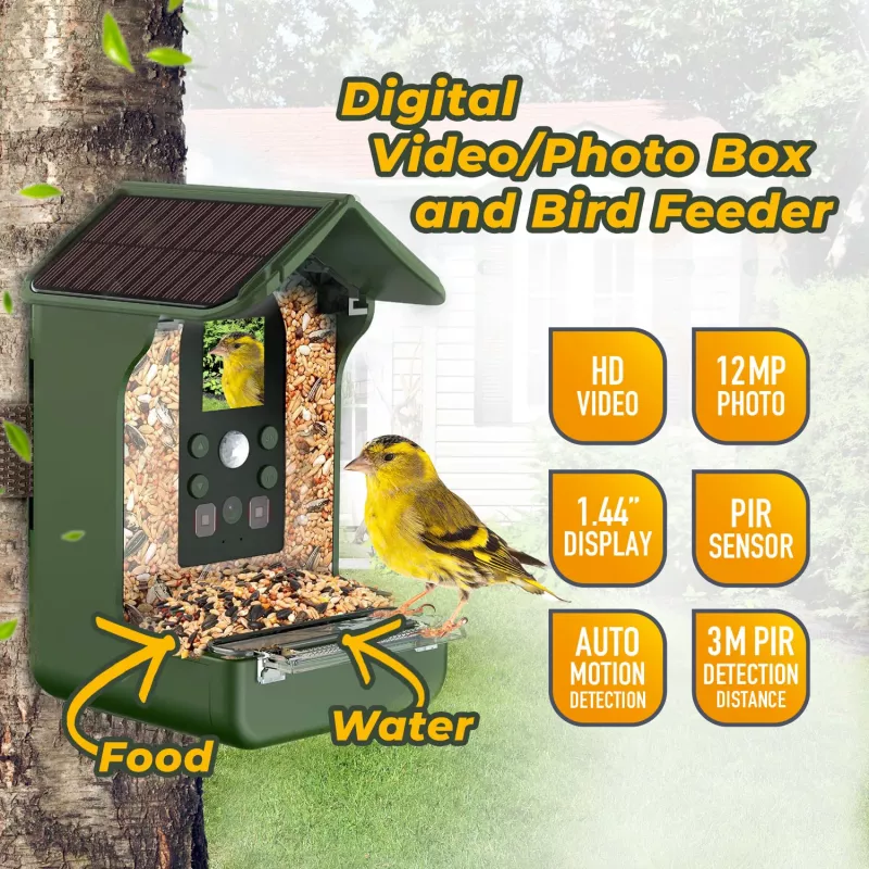 EASYPIX Bird Camera Easypix Bird Cam 10123 1080p HD visão noturna