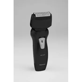 Máquina de barbear com lâminas Panasonic ES-RW31 — máquina de barbear com 2 lâminas e bateria, molhado e seco, preto, 30 min de autonomia