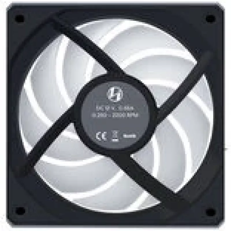 Lian Li UNI FAN CL120 Wireless Reverse Blade 12RCL1W1B ventoinha de caixa de 120 mm, preto