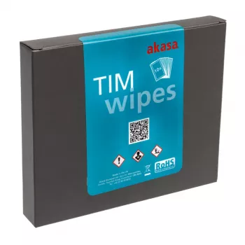 Toalhetes de limpeza Akasa TIM - 10 unid. pasta térmica (AK-TCW-02)