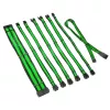 Conjunto de extensão de cabos Kolink COREPRO-EK-12VT1-GRN 12V 2x6 Venom verde