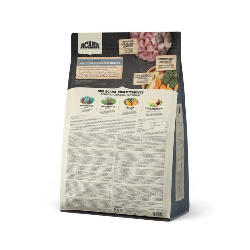 ACANA Adult Small Breed - Alimento seco para raças pequenas adultas - 2 kg