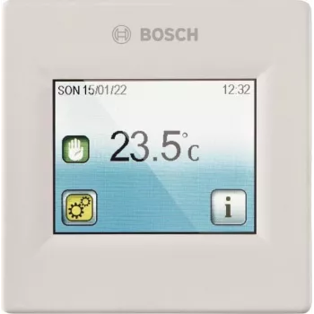 Termostato de temperatura ambiente Bosch C-IR 20 (modelo 7738343177) – termostato de parede para sistemas de aquecimento
