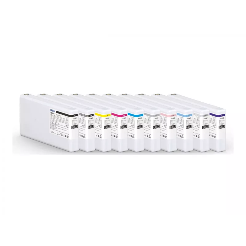 Epson UltraChrome Pro10 T55W5 Cartucho de tinta, ciano claro, 200 ml, original (C13T55W500)