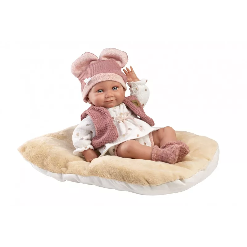 Boneca Llorens 40 cm Bebé de vinil com características realistas e corpo macio