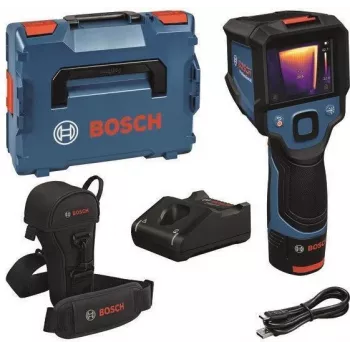 Câmara térmica Bosch GTC 12V-450-13 — alcance de temperatura 450°C
