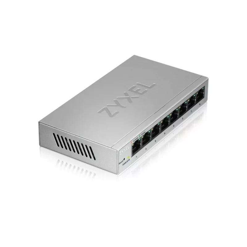 Zyxel GS1200-8 Managed Gigabit Ethernet (10/100/1000) prateado