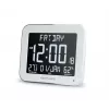 Relógio digital de parede/mesa muse M-090 WMC — LCD retangular, 220×177,5×24,5 mm, pilha/DC 4,5 V