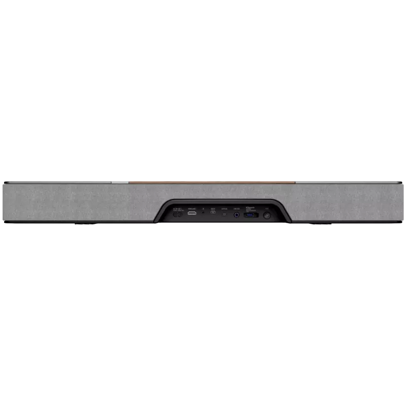 Barra de som KLIPSCH Flexus CORE 100 — 2.1 canais, 100 W, subwoofer integrado, cinzento/nogueira