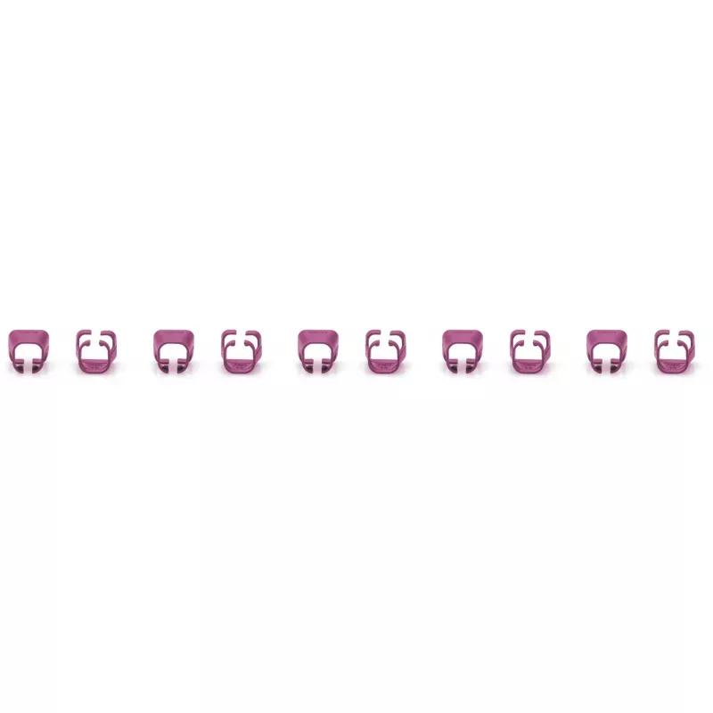 Clipes de cor DIGITUS A-CC-MG para cabos de rede, magenta, 100 unidades