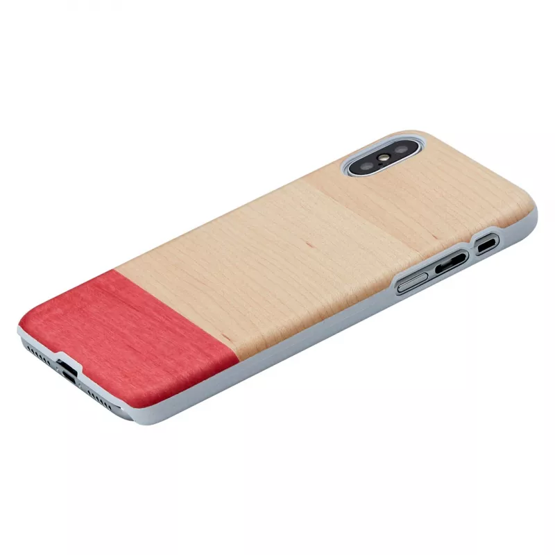 Capa para smartphone man and wood para iPhone XS Max — white miss match