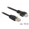 Cabo de rede DeLOCK 85672 RJ-45 Cat6 10 m preto
