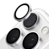 Vidro de câmara Torras Lensguard para iPhone 16 Pro (cinzento)