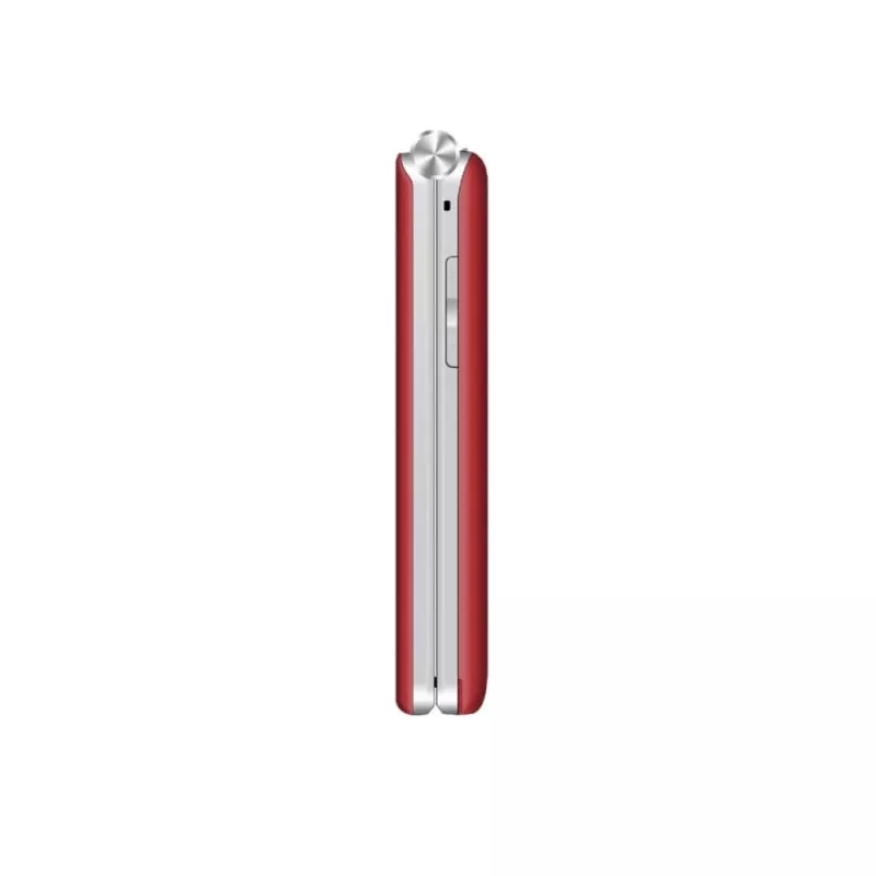 Maxcom MM835L telemóvel de abrir 4G, Dual SIM, 3,5 polegadas (8,89 cm), USB-C, vermelho