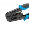 Alicate de crimpar LANBERG NT-0201 para fichas RJ-45, 180 mm, 315 g, preto/azul