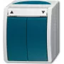 BUSCH JAEGER 2621/4 W-53 - 1P - verde - branco - 250 V - 10 A - 74 mm - 55 mm