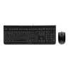 CHERRY DC 2000 Teclado, rato incluído, universal, USB, QWERTY, checo, preto