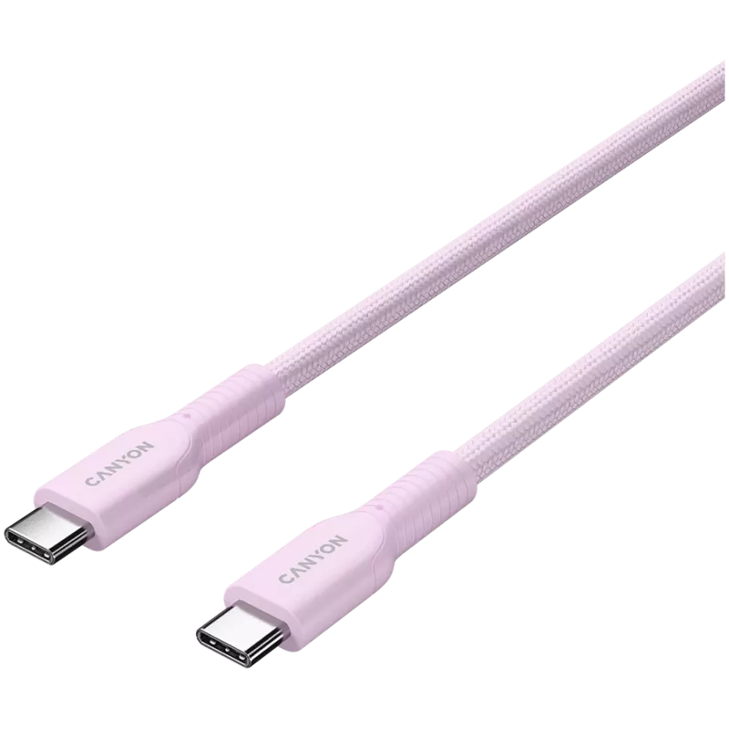 Cabo CANYON OnWire 60CL C-C 60W COLOR entrançado 1m rosa
