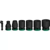 Conjunto de chaves de caixa Bosch Powertools PRO 1/2 polegadas 7 peças preto