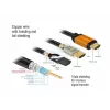 Cabo HDMI DeLOCK 85729 2 m HDMI Type-A Standard preto dourado
