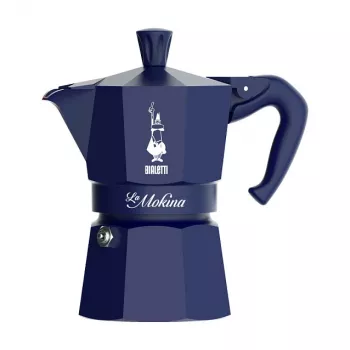 Cafeteira moka BIALETTI 0005411 máquina de café manual, cafeteira de fogão, 0,04 L, azul