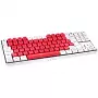 Teclado gaming GAMIAC TKL90G, Kailh azul - branco/vermelho