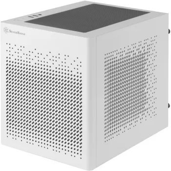 Caixa de computador Silverstone Technology SST-SG16W Mini-ITX branca
