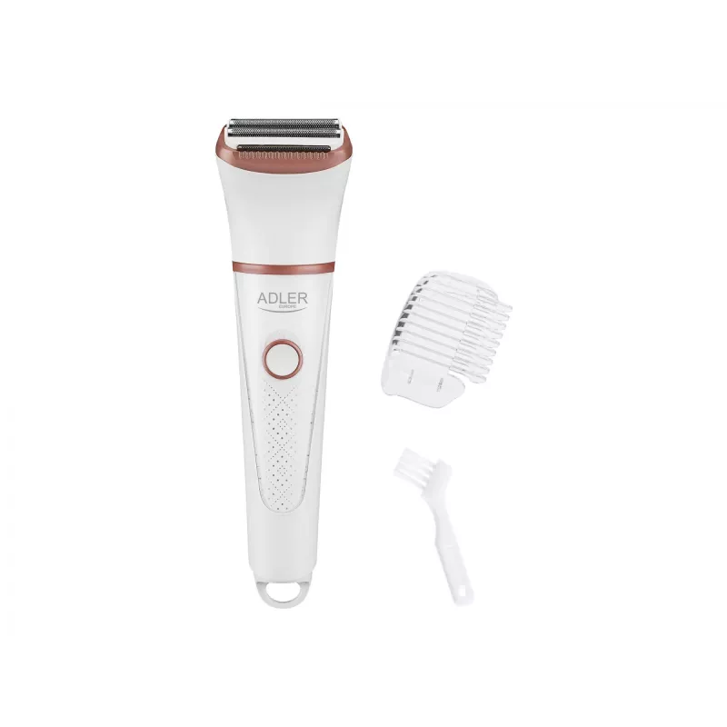 Máquina de barbear a seco e molhado Adler AD 2941 para mulher, branco