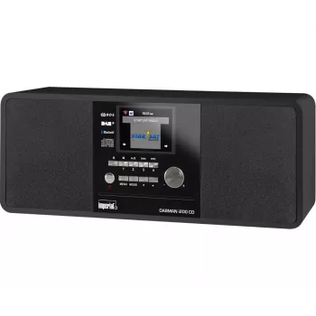REHAU IMPERIAL DABMAN i200 CD Digital 20 W DAB+, FM, UKW preto reprodução MP3
