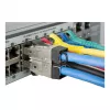 METZ CONNECT - tomada de rede - RJ-45 (M) reto - blindado - sem halogéneos, sem gancho - vermelho (130G405032-E)