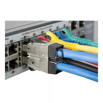METZ CONNECT - tomada de rede - RJ-45 (M) reto - blindado - sem halogéneos, sem gancho - vermelho (130G405032-E)