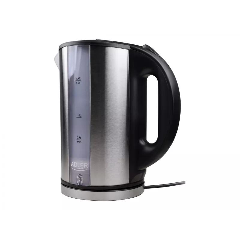 Chaleira elétrica Adler AD 1216 1,7 L preto, prateado 2200 W