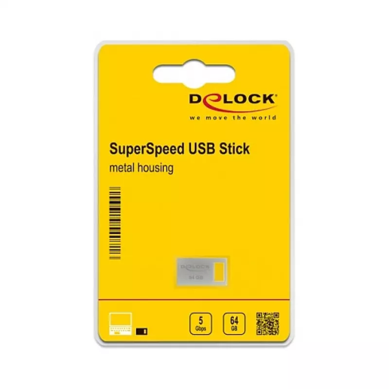 Pen drive USB DeLOCK 64GB USB Type-A 3.2 Gen 1