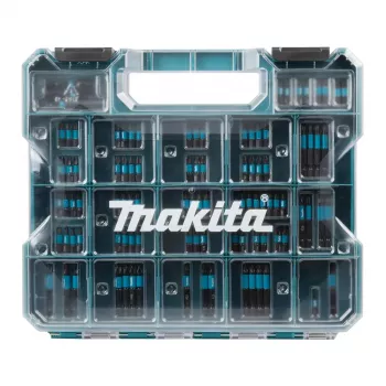 Conjunto de bits Makita E-24826 — 100 peças, pontas mistas para aparafusar e brocas, preto