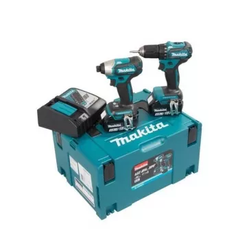 Makita DLX2414AJ 18V LXT conjunto de berbequim e chave de impacto
