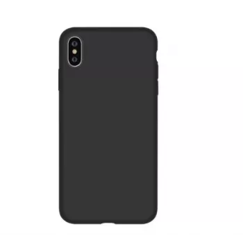 Capa de proteção em silicone Devia para iPhone XS Max (6,5 polegadas, preta)