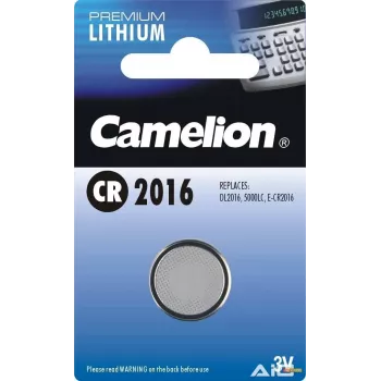 Pilha descartável Camelion CR2016-BP1