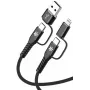 Cabo Celly 4-IN-1 A+C para C+LIGHT 2M BK
