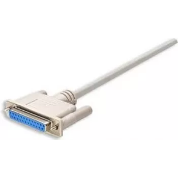 Cabo serial Manhattan 4,5 m DB25 M/F branco DB25 F