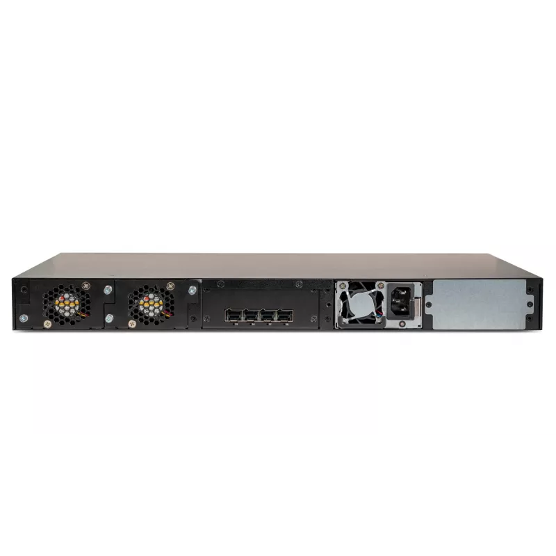 LANCOM XS-6128QF - Switch - L3 - gerido - 16 x 10 Gigabit SFP+ + 4 x Combo 10 Gigabit SFP+/RJ-45 + 4 x Combo 25 Gigabit SFP28 (Uplink) + 2 x Combo 40 Gigabit QSFP+ (Uplink) - ventoinha